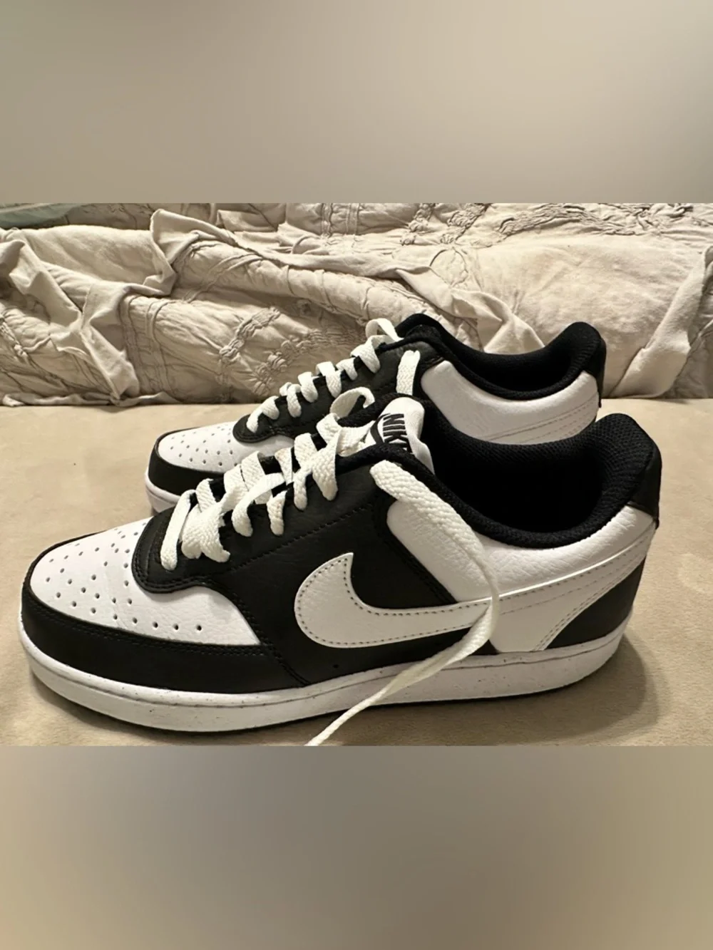 Nike Black and White Low-Top Trainers